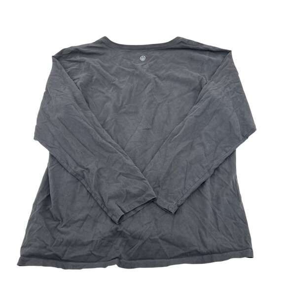 Life Is Good Women's Classic Fit Long Sleeve Shirt XL Heart Graphic Gray - Picture 5 of 5